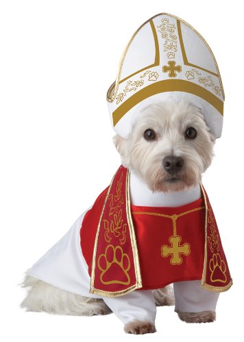 Holy Hound Pope Dog Costume