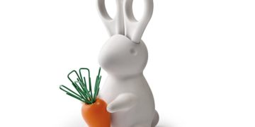 Bunny Desk Organizer for Scissors and Paperclips