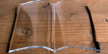 Clear Acrylic Book Weight