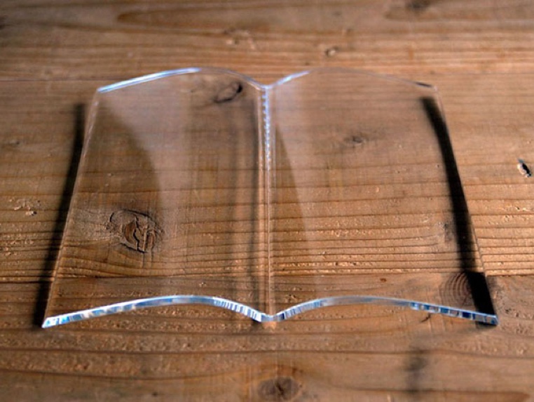 Clear Acrylic Book Weight