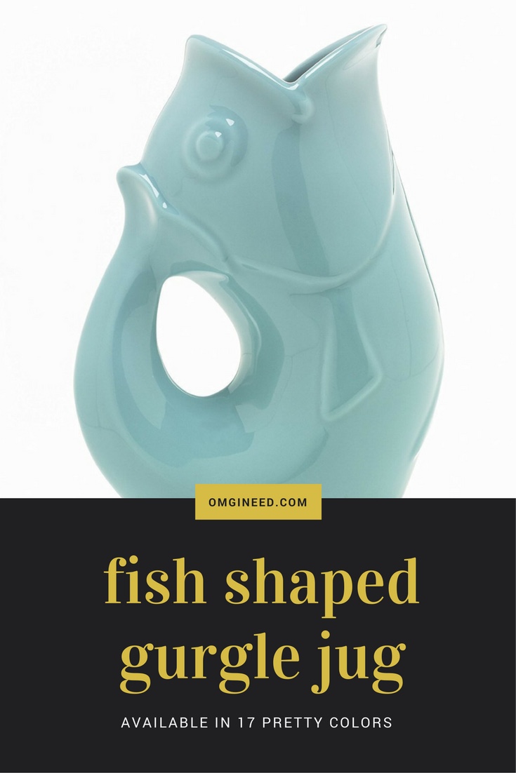 Fish-Shaped Ceramic Gurgle Jug
