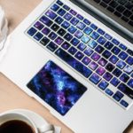 Galaxy Laptop Keyboard & Trackpad Decals