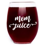 "Mom Juice" Funny Wine Glass