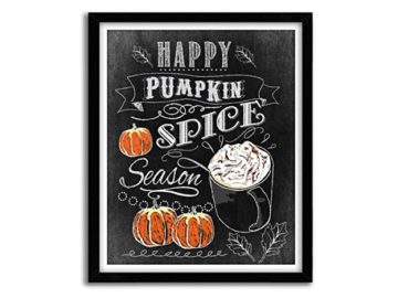 Handmade "Happy Pumpkin Spice Season" Autumn Art Print