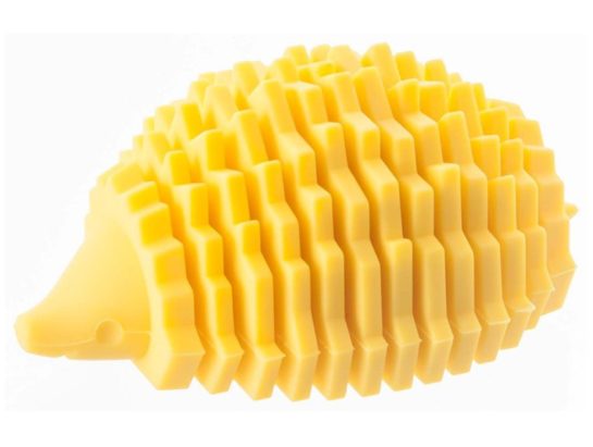 Yellow Silicone Hedgehog Business Card Holder